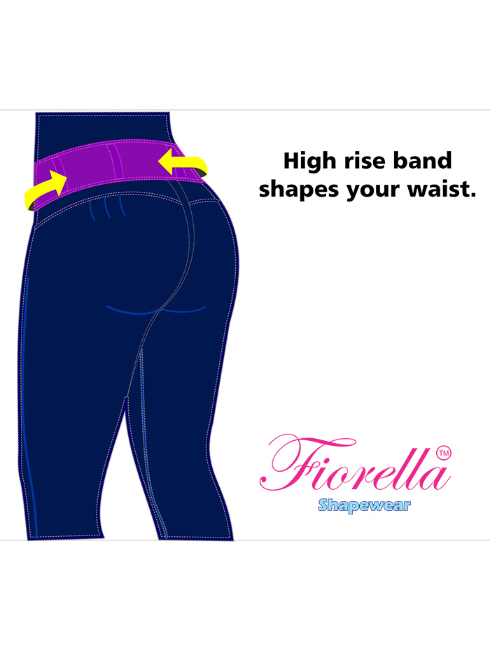 Fiorella Shapewear Butt Lifter Women Jeans High Rise Waist Push Up Black  Levanta Cola Pantalones Colombianos 516BB Size 3 USA / 8 COL at   Women's Jeans store
