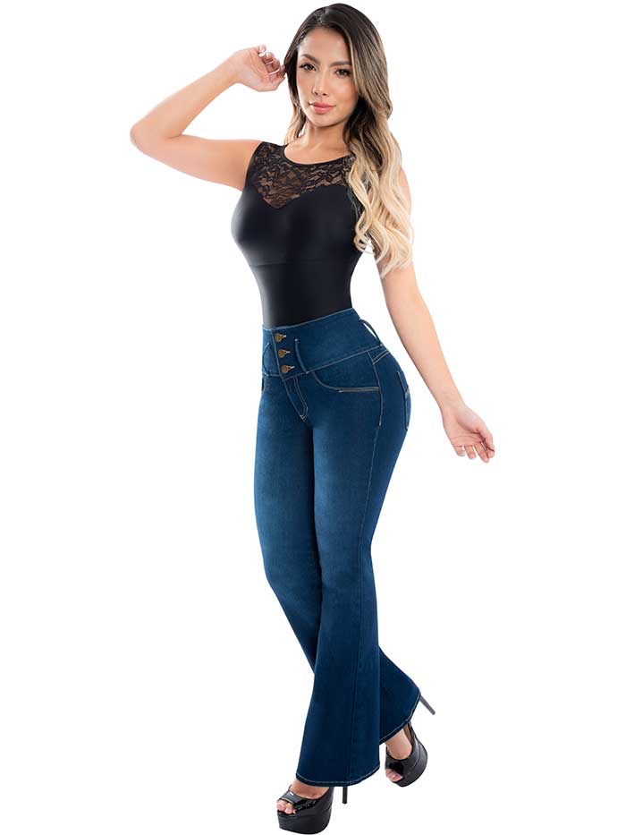 Butt Lifter Skinny Levanta Cola Colombianos Women Jeans - High Rise ...