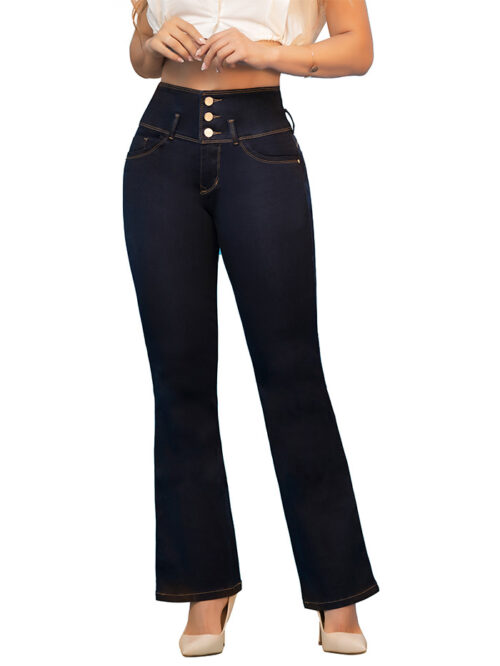 Butt Lifting Colombian Bootcut Jeans for Women