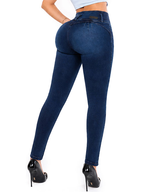 Butt Lifter Skinny Jeans High Rise Waist